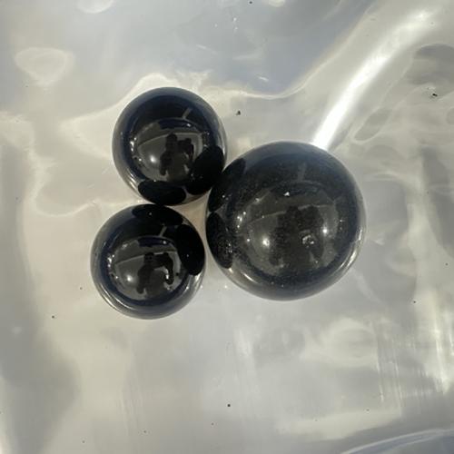 Edelstein Schmuckperlen, Schörl, DIY, schwarz, 30x30mm, verkauft von kg