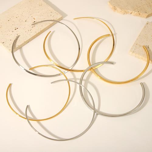 Collar Necklace, 304 Stainless Steel, plated, different size for choice & different styles for choice & for woman, more colors for choice, Sold By PC