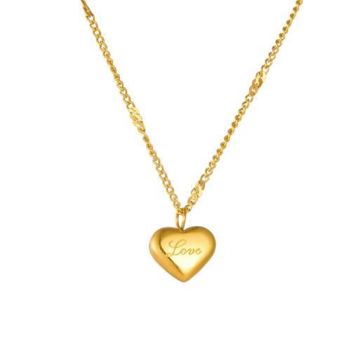 Stainless Steel Jewelry Necklace, 304 Stainless Steel, plated, fashion jewelry & for woman, more colors for choice, Length:Approx 45 cm, Sold By PC