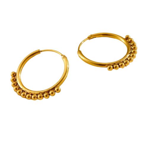 Stainless Steel Lever Back Earring, 304 Stainless Steel, plated, fashion jewelry & for woman, golden, 10x10x10mm, Sold By Pair
