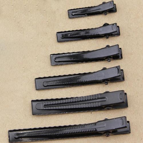 Hair Accessories DIY Findings, Iron, Jet, Sold By PC