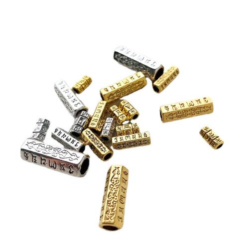Tibetan Style Tube Beads, plated, DIY, more colors for choice, Sold By PC