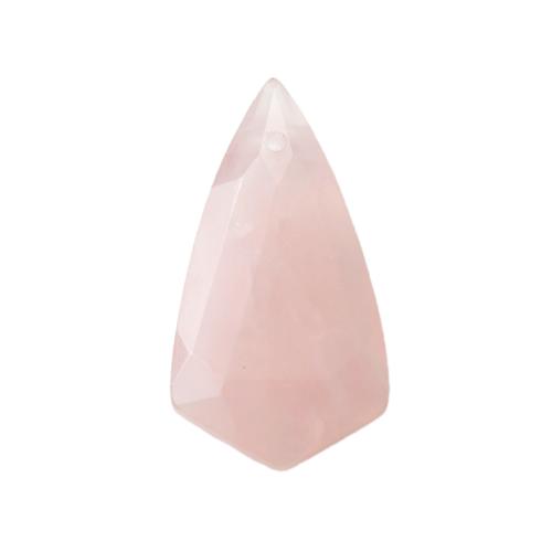 Bijoux Pendentifs en pierres gemmes, Strawberry Quartz, DIY, rose, 16.50x6.36x29.60mm, Vendu par PC