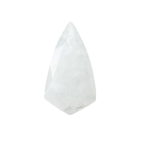 Edelstein Anhänger Schmuck, Klarer Quarz, DIY, weiß, 16.50x6.36x29.60mm, verkauft von PC