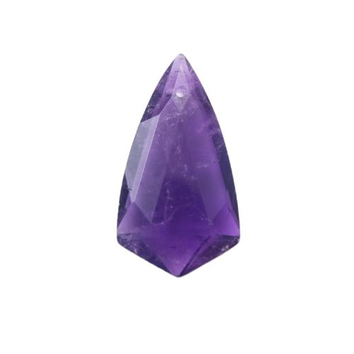 Edelstein Anhänger Schmuck, Amethyst, DIY, violett, 16.50x6.36x29.60mm, verkauft von PC