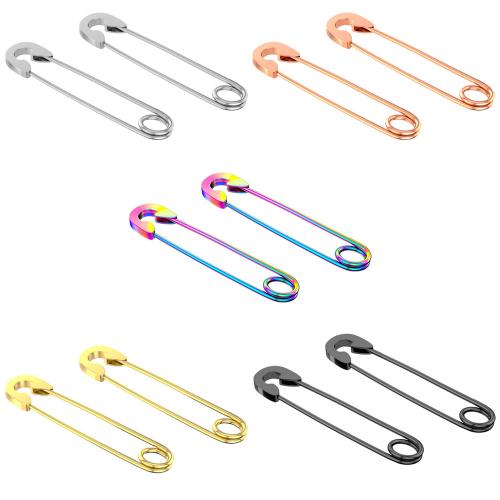 Edelstahl Kiltnadel, Büroklammer, plattiert, keine, 37.80mm, 10PCs/Menge, verkauft von Menge