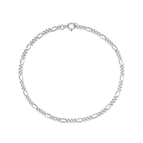 925 Sterling Silver Bangle Bracelet, platinum plated, Unisex & different size for choice, Sold By PC