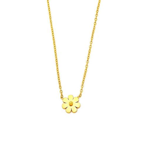 Stainless Steel Jewelry Necklace, 304 Stainless Steel, 18K gold plated, fashion jewelry & for woman, Length:Approx 45 cm, Sold By PC