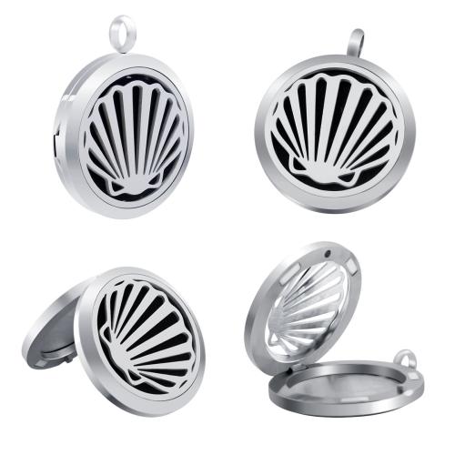 Perfume Locket Necklace, 304 Stainless Steel, plated, fashion jewelry & with rhinestone, more colors for choice, Sold By PC
