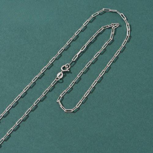 925 Sterling Silver Necklace Chain, cross chain & different size for choice & for woman, more colors for choice, Sold By PC