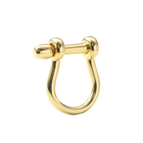 Brass Jewelry Clasps, plated, fashion jewelry, golden, nickel, lead & cadmium free, 22.10x7.30x24.40mm, Sold By PC