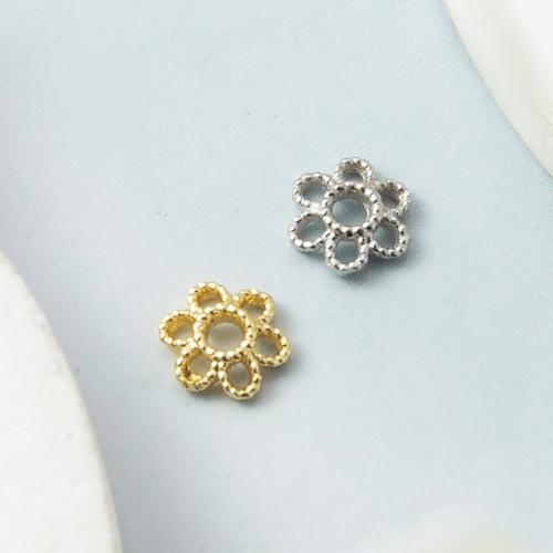 Brass Bead Cap, plated, DIY, more colors for choice, nickel, lead & cadmium free, 5.70x1.70x6.30mm, 100PCs/Bag, Sold By Bag