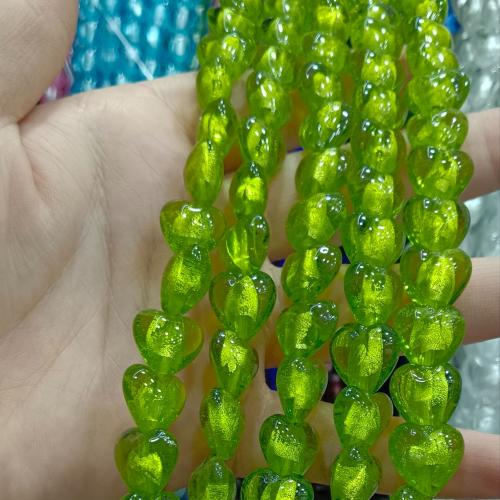 бусины Lampwork ручной работы, Лэмпворк, Сердце, DIY, Много цветов для выбора, 15mm, 100ПК/сумка, продается сумка