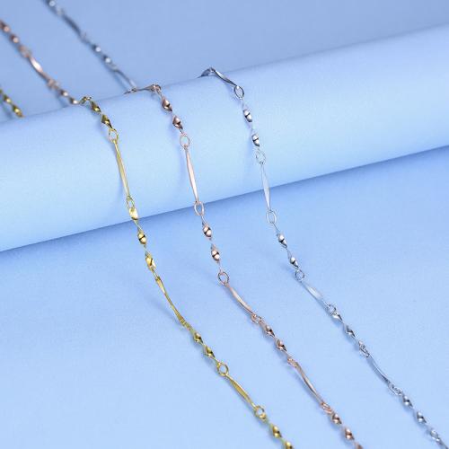 925 Sterling Silver Necklace Chain, Twisted Piece Chain & different size for choice, more colors for choice, Sold By PC