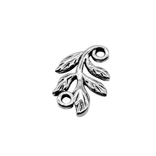 Tibetan Style Connector, Leaf, plated, DIY, more colors for choice, Sold By PC