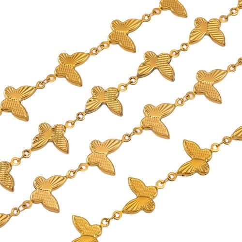 Stainless Steel Jewelry Chain, 304 Stainless Steel, plated, DIY, more colors for choice, 1m/Bag, Sold By Bag
