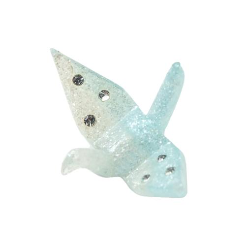 Harz Schmuckperlen, Tausend Origami-Kraniche, DIY & mit Strass, keine, 25.60x18.60x8.60mm, verkauft von PC