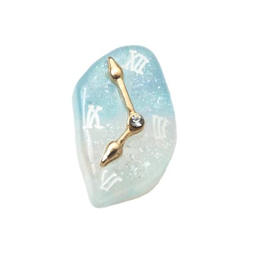 Harz Schmuckperlen, mit Messing, Quadrat, DIY & mit Strass, keine, 10.38x7.60x17.30mm, Bohrung:ca. 1.2mm, verkauft von PC