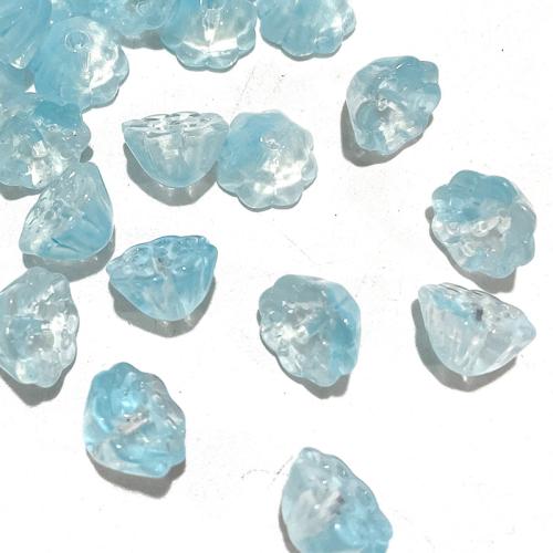 Lampwork Beads, Flower, DIY, Random Color, 11mm, Sold By PC