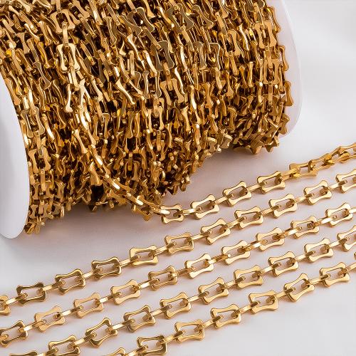 Stainless Steel Jewelry Chain, 304 Stainless Steel, plated, DIY, more colors for choice, 1m/Bag, Sold By Bag