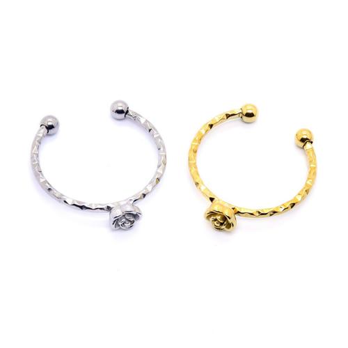 Stainless Steel Finger Ring, 304 Stainless Steel, plated, fashion jewelry & Unisex, more colors for choice, Sold By PC