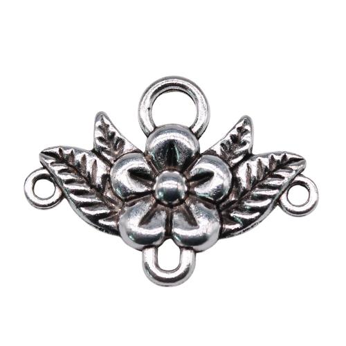 Tibetan Style Flower Pendants, antique silver color plated, DIY, Sold By PC