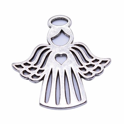 Character Tibetan Style Pendants, Angel, plated, DIY & hollow, more colors for choice, Sold By PC