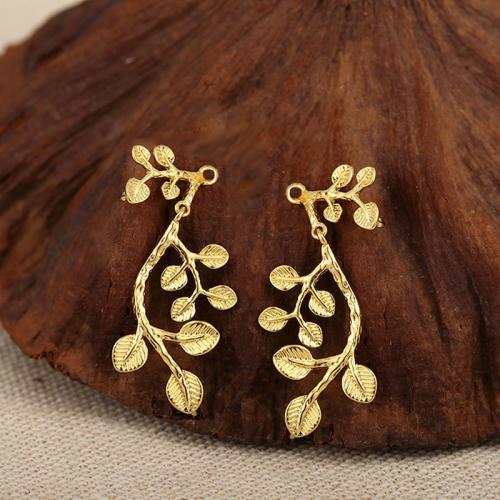 Brass Jewelry Pendants, Branch, plated, DIY, more colors for choice, nickel, lead & cadmium free, 10PCs/Bag, Sold By Bag