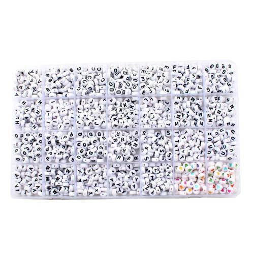 Acrylic Beads, DIY & enamel, Sold By Box