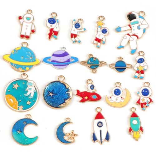 Tibetan Style Pendant, gold color plated, DIY & different styles for choice & enamel, pendant length 25-40mm, Sold By PC