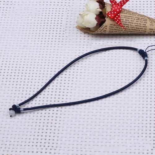 Cordón de nudo Cuerda de collar, unisexo, más colores para la opción, longitud:aproximado 46.5 cm, Vendido por UD