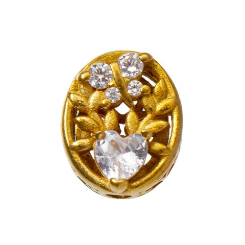 Rhinestone Brass Beads, Butterfly, plated, DIY & with rhinestone, golden, nickel, lead & cadmium free, 9.36x5.65x11.20mm, Inner Diameter:Approx 1.2mm, Sold By PC