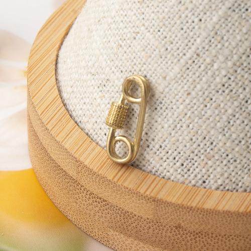 Brass Jewelry Connector, plated, DIY & with rhinestone & 1/1 loop, golden, nickel, lead & cadmium free, 7.50x3.60x17.50mm, Sold By PC