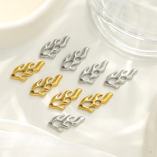 Stainless Steel Pendants, 304 Stainless Steel, Fire, plated, DIY, more colors for choice, 10PCs/Bag, Sold By Bag