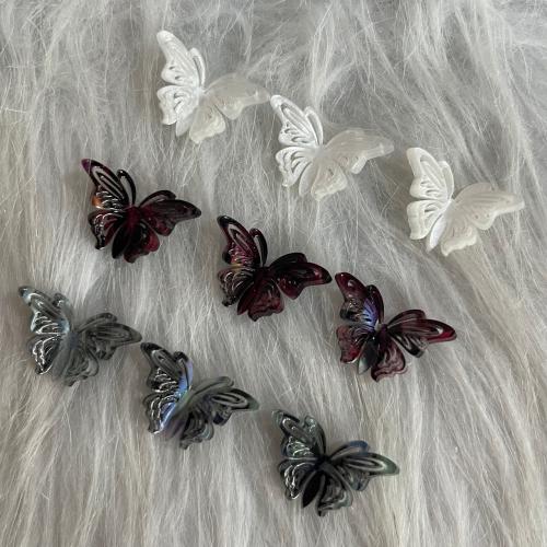 Acryl Haar Accessories DIY Zubehöre, Schmetterling, keine, 23mm, verkauft von PC