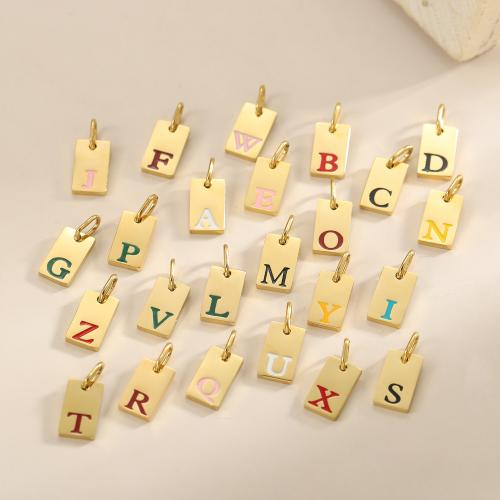 Stainless Steel Pendants, 304 Stainless Steel, gold color plated, DIY & enamel, more colors for choice, Sold By PC