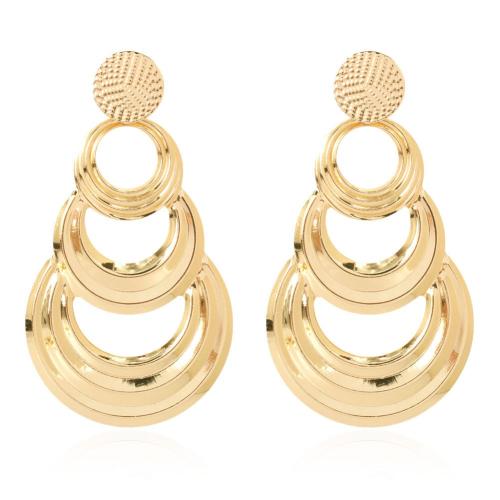 Tibetan Style Drop Earrings, fashion jewelry & for woman, golden, Sold By PC