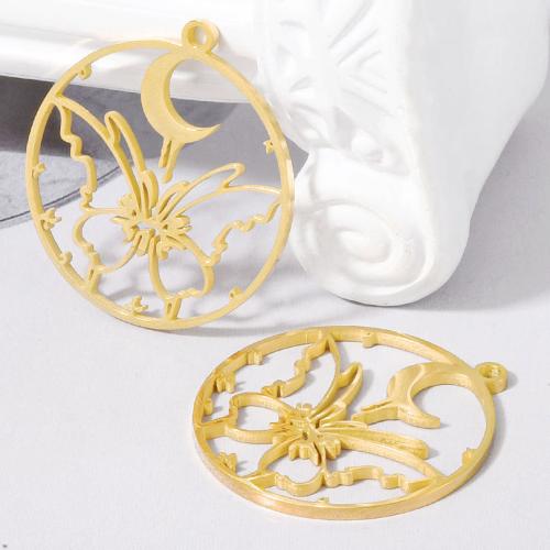 Stainless Steel Pendants, 304 Stainless Steel, Butterfly, plated, DIY, more colors for choice, 10PCs/Bag, Sold By Bag
