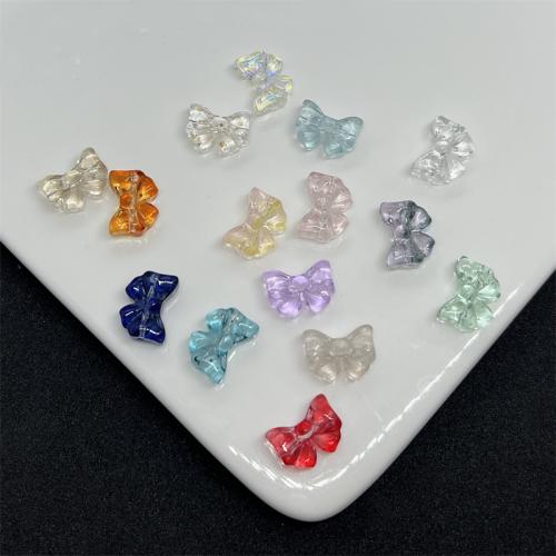 Lampwork Beads, Bowknot, stoving varnish, DIY, Random Color, 14mm, Sold By PC