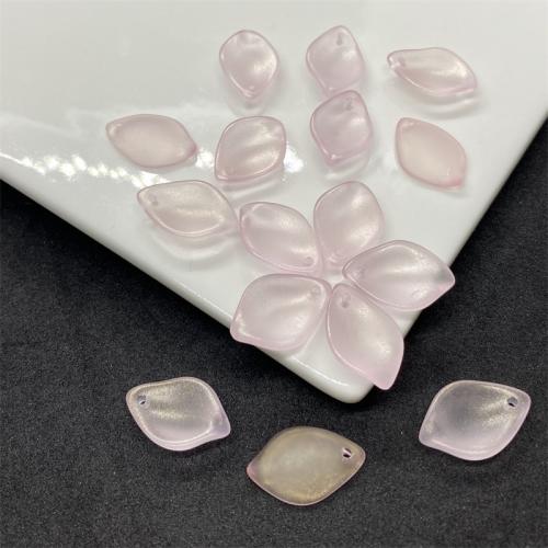Lampwork Hair Accessories DIY Findings, petals, Random Color, 13x19mm, Sold By PC