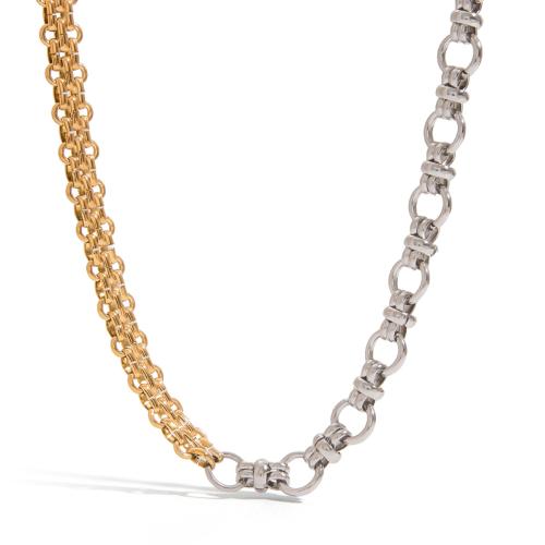 Stainless Steel Jewelry Necklace, 304 Stainless Steel, plated, fashion jewelry & different styles for choice & for woman, Sold By PC