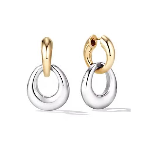 Brass Drop Earring, plated, fashion jewelry & for woman & hollow, more colors for choice, Sold By Pair
