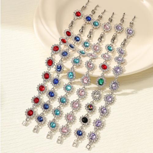 Tibetan Style Bracelet, plated, fashion jewelry & for woman & with rhinestone, more colors for choice, wide:1.2cm, Length:21 cm, Sold By PC