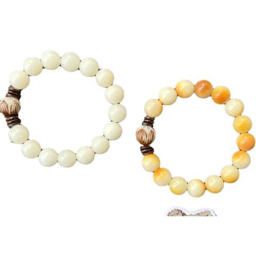 Gemstone Bracelets, Bodhi Root, hand polished, fashion jewelry & Unisex, Length:Approx 17.8 cm, Sold By PC