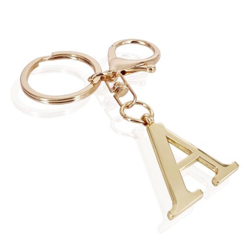 Bag Purse Charms Keyrings Keychains, 201 Stainless Steel, Alphabet Letter, Unisex & different styles for choice, more colors for choice, Sold By PC