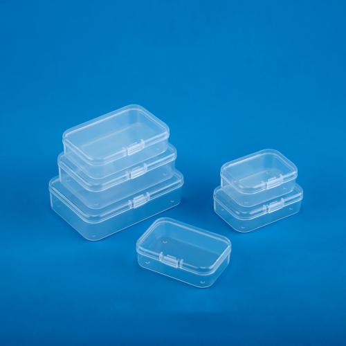 Polypropylene(PP) Storage Box, Rectangle, dustproof & different size for choice, white, Sold By PC