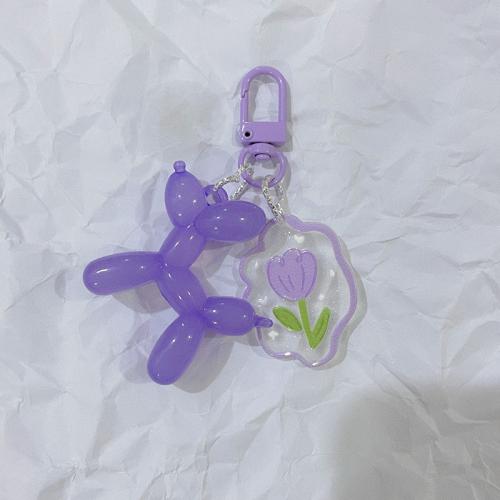 Acrylique fermoir à clé, chien, Mignon & pour femme, plus de couleurs à choisir, key clasp length 50-80mm, Vendu par PC