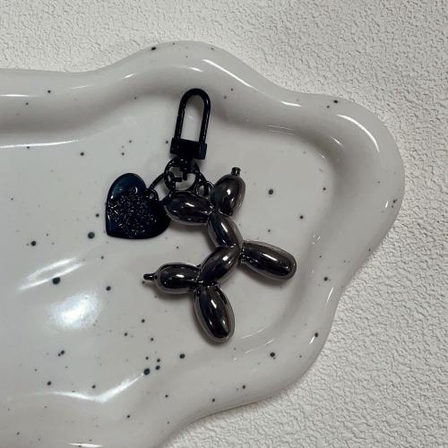 Acrylic Key Clasp, Dog, cute & Unisex, more colors for choice, key clasp length 50-80mm, Sold By PC