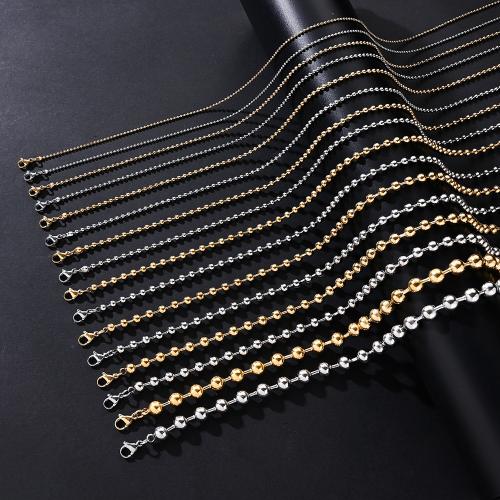 Stainless Steel Jewelry Necklace, 304 Stainless Steel, gold color plated, fashion jewelry, more colors for choice, Sold By PC