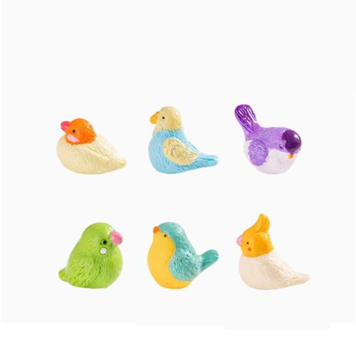 Resin Decoration, Bird, DIY & different styles for choice & enamel, more colors for choice, Sold By PC